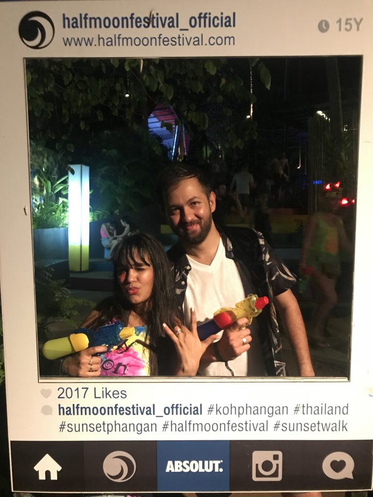 Water Shooters at Half Moon Party Songkran Festival