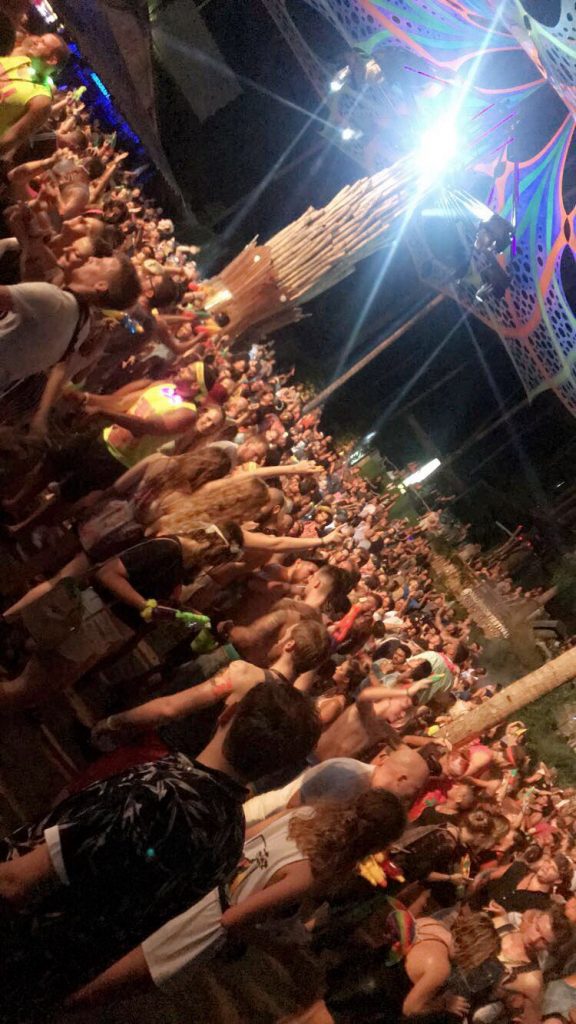 Crowd at Main Stage Half Moon Party