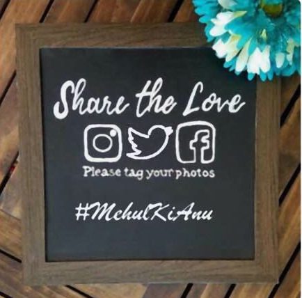 Share Wedding Hashtag